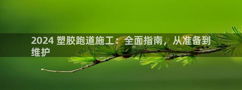 谈球吧体育app下载官网：2024 塑胶跑道施工：全面指南，从准备到
维护