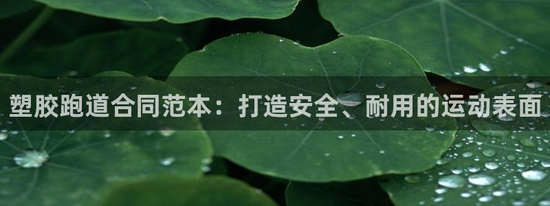 谈球吧体育app下载官网手机版苹果：塑胶跑道合同范本：打造安全、耐用的运动表面