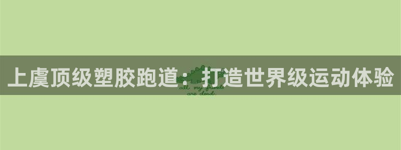 谈球吧在线观看：上虞顶级塑胶跑道：打造世界级运动体验