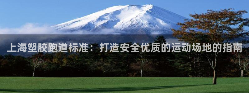 谈球吧平台黑吗?：上海塑胶跑道标准：打造安全优质的运动场地的指南