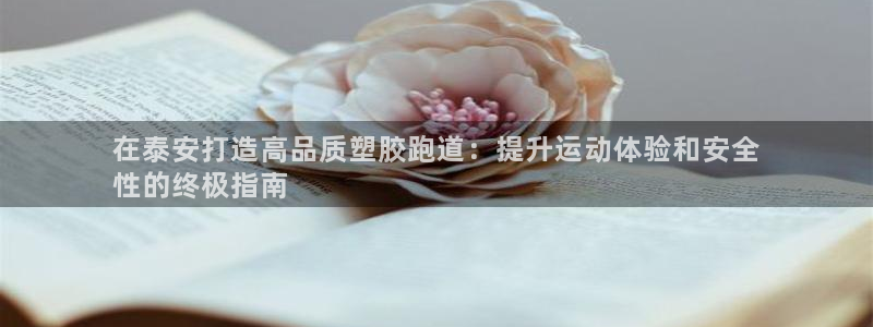 谈球吧下载地址：在泰安打造高品质塑胶跑道：提升运动体