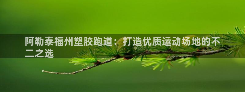 谈球吧app下载ios：阿勒泰福州塑胶跑道：打造优质运动场地