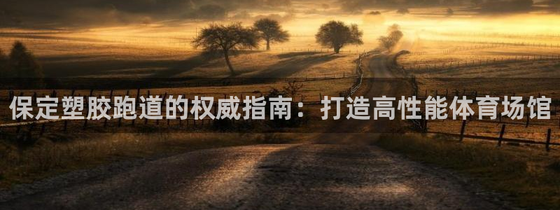 谈球吧登录：保定塑胶跑道的权威指南：打造高性能体育场